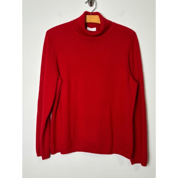 Charter Club Sweaters - Charter Club Womens Cashmere Turtleneck Sweater XL Red Quiet Luxury Old Money